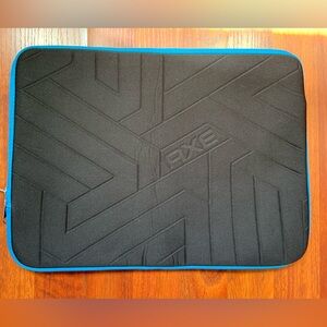 Axe Black Tablet/Laptop Sleeve with Blue Trim